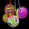 Hot glowing chain patting balls, flashing footballs, rope pulling, fitness swinging balls, inflatable toys, goods, night market stalls details Picture